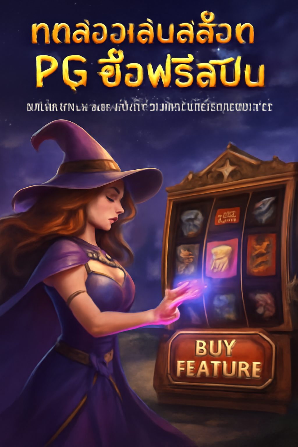 ทดลองเล่นสล็อต PG ซื้อฟรี