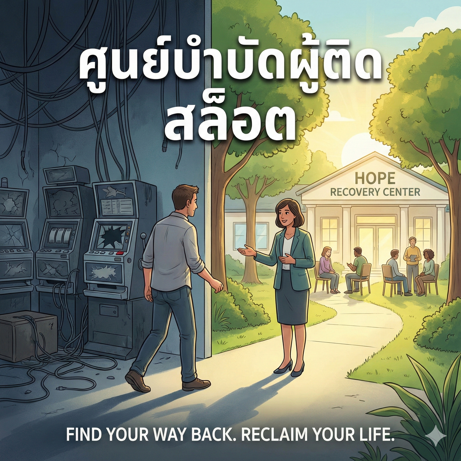 ศูนย์บำบัดผู้ติด สล็อต