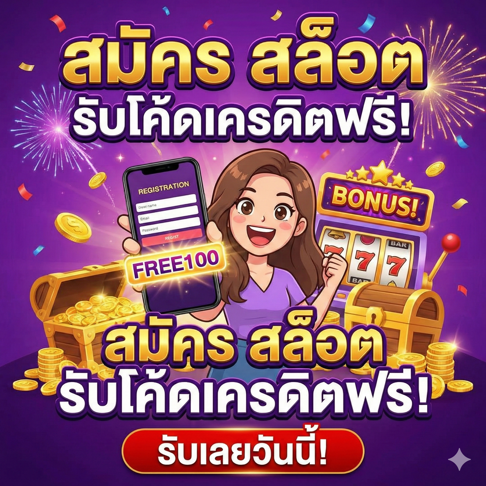 สมัคร สล็อต รับ โค้ดเครดิตฟรี