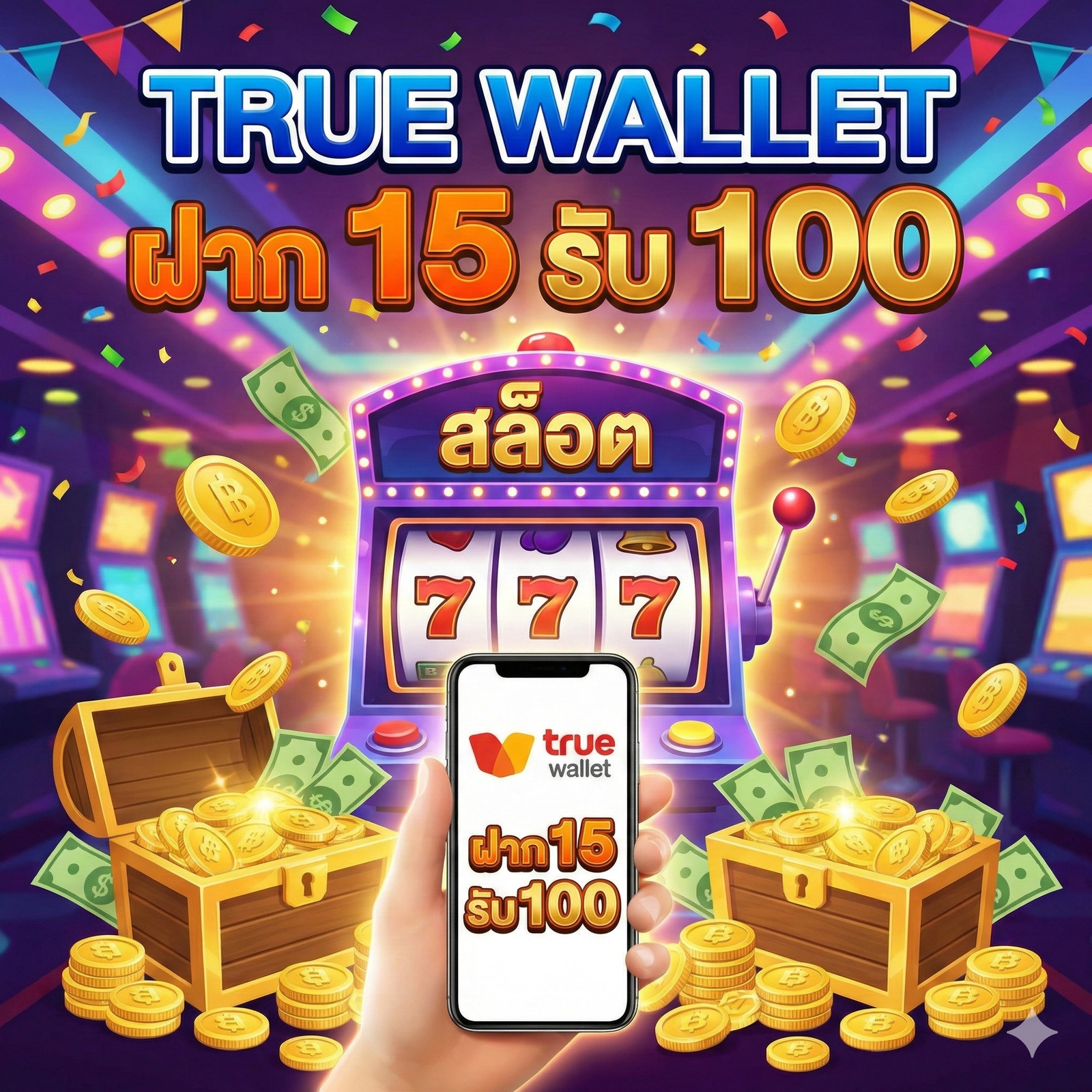 true walletสล็อต ฝาก 15 รับ 100