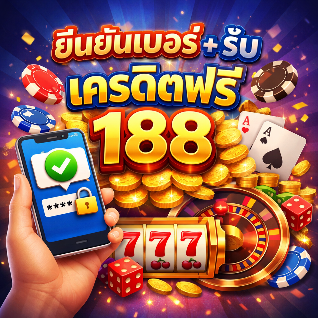 ยืนยันเบอร์+รับ+เครดิตฟรี+188