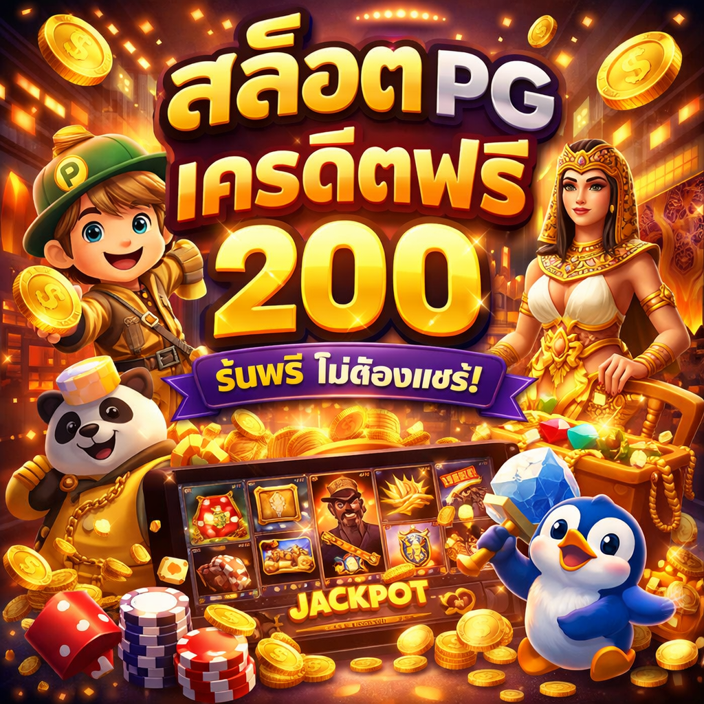 สล็อต pg เครดิตฟรี 200