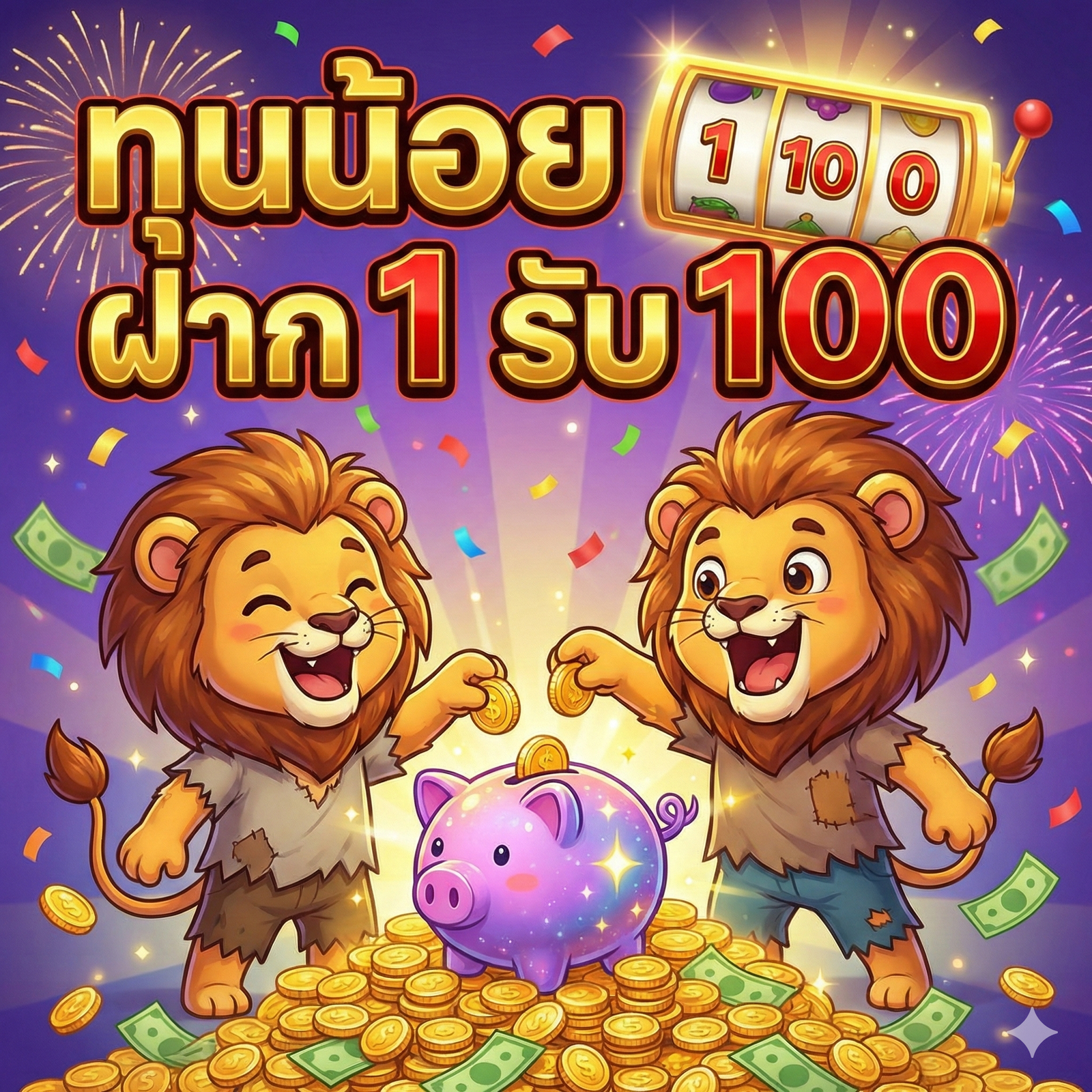 สล็อต ทุนน้อย ฝาก 1 รับ 100