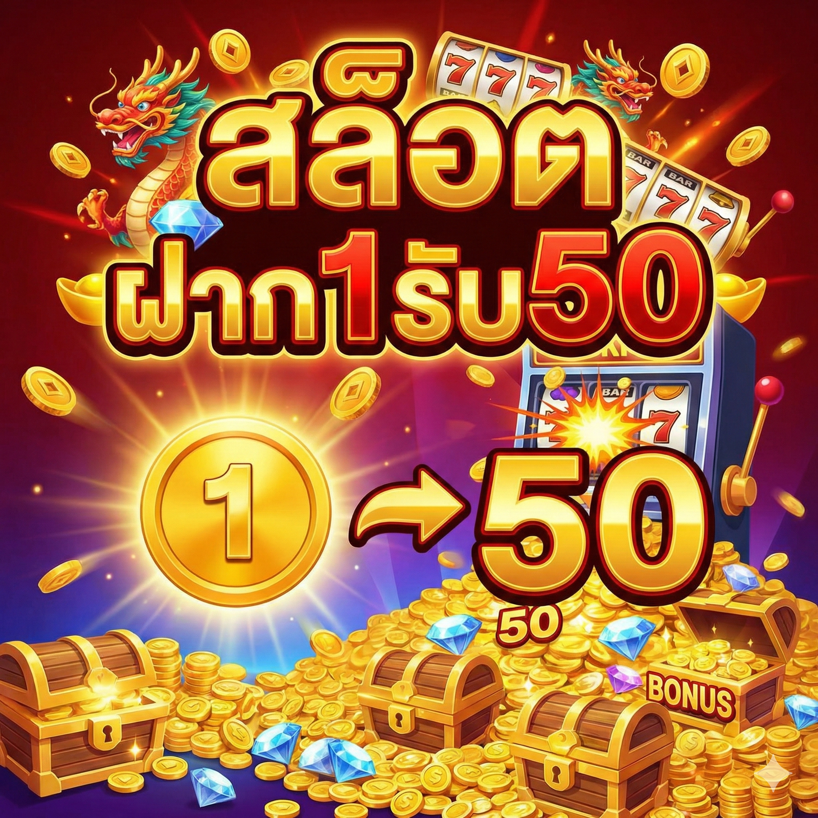 สล็อต ฝาก1รับ50