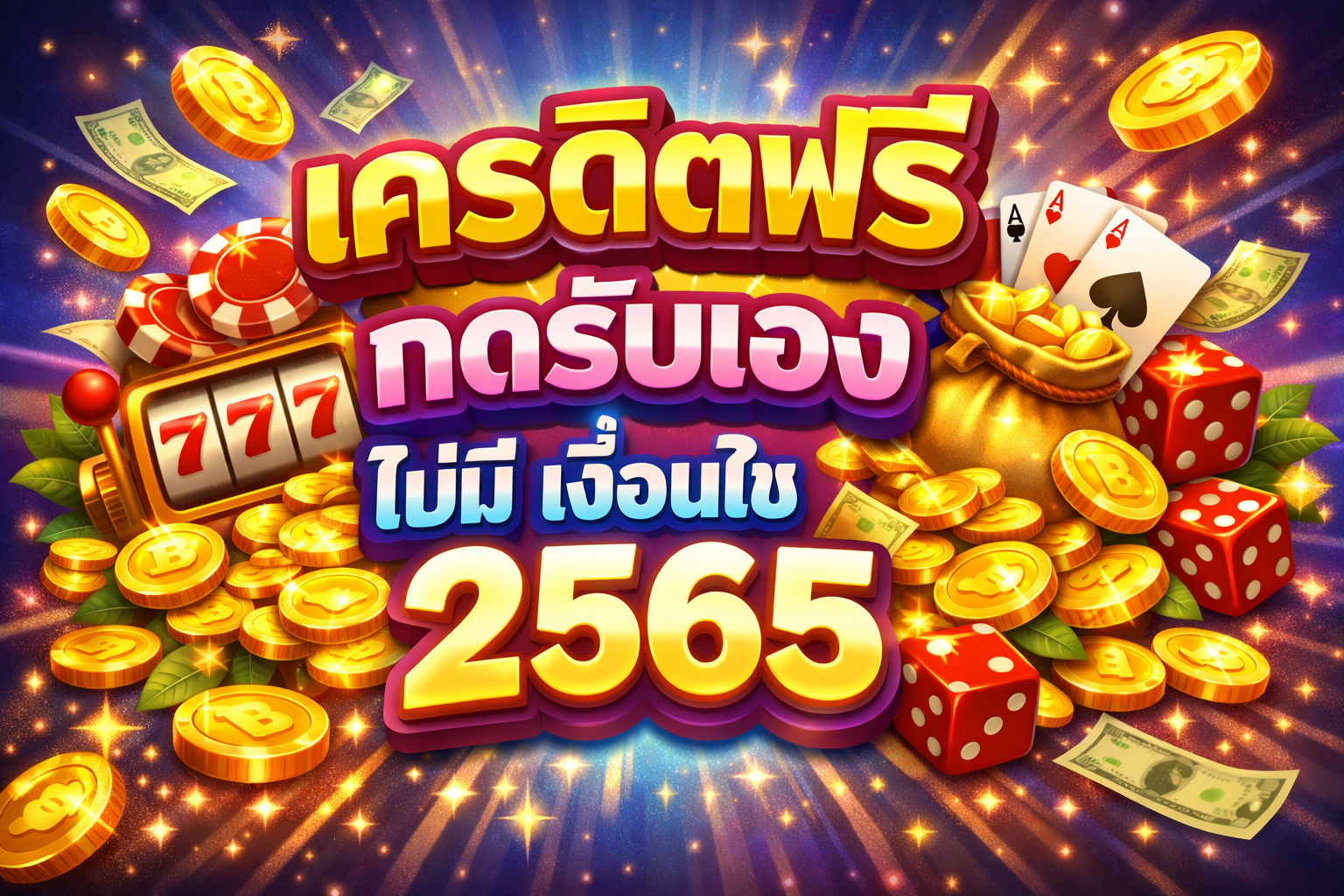 เครดิตฟรี กดรับเอง ไม่มี เงื่อนไข2565