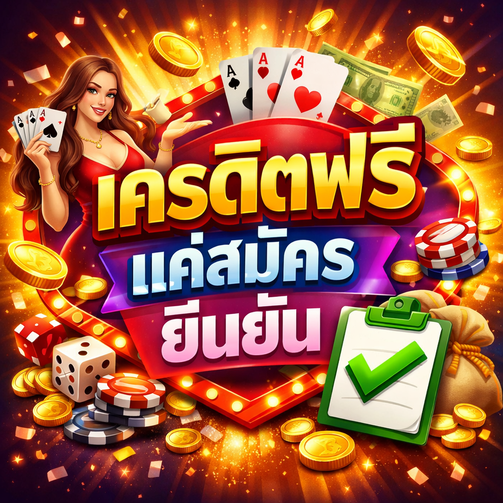 เครดิตฟรี แค่สมัคร ยืนยัน