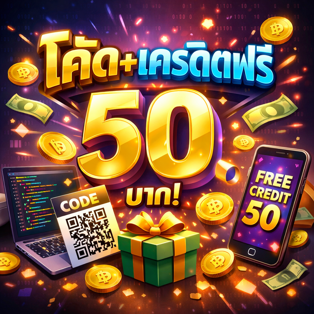 โค้ด+เครดิตฟรี+50