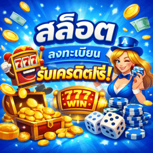 สล็อต ลงทะเบียน รับเครดิตฟรี