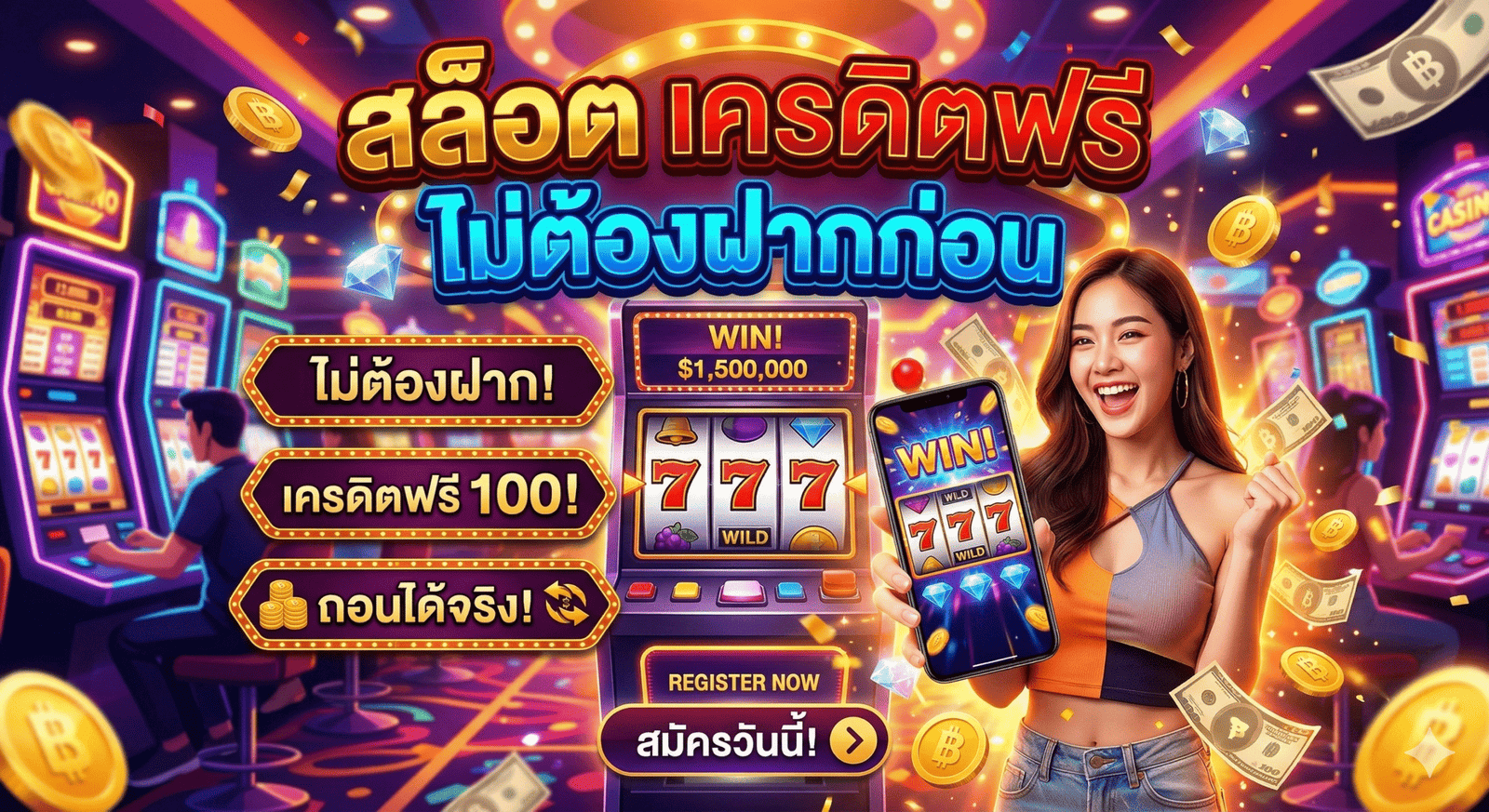 สล็อต เครดิตฟรี ไม่ต้องฝากก่อน