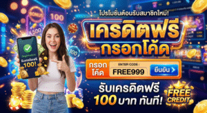 เครดิตฟรี กรอก โค้ด