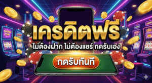 เครดิตฟรี ไม่ต้องฝาก ไม่ต้องแชร์ กดรับเอง