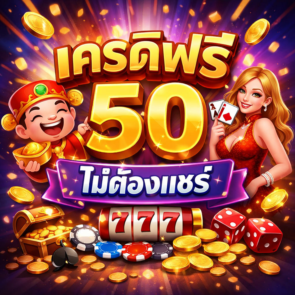 เครดิตฟรี50ไม่ต้องแชร์