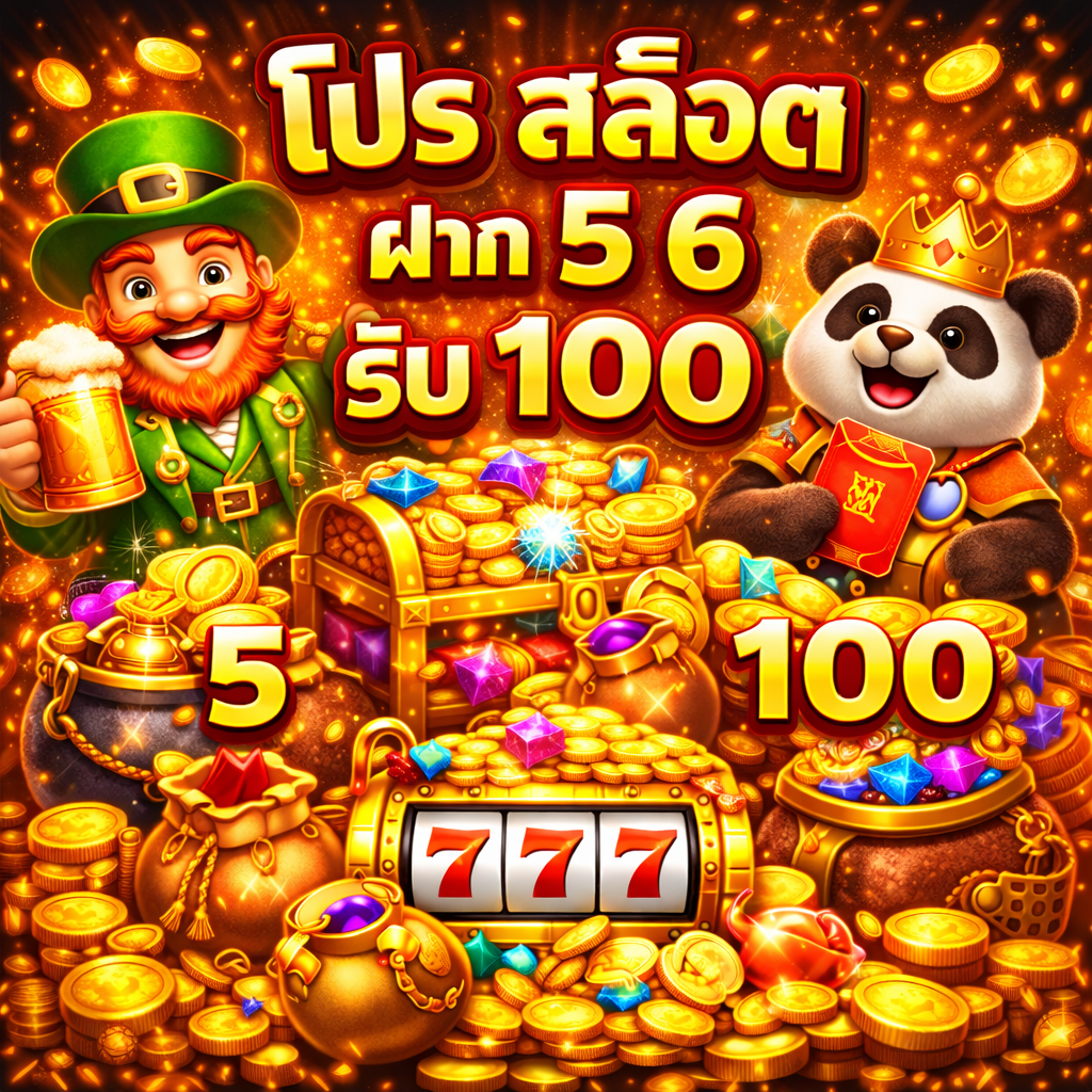 โปร สล็อต ฝาก 5 6 รับ 100