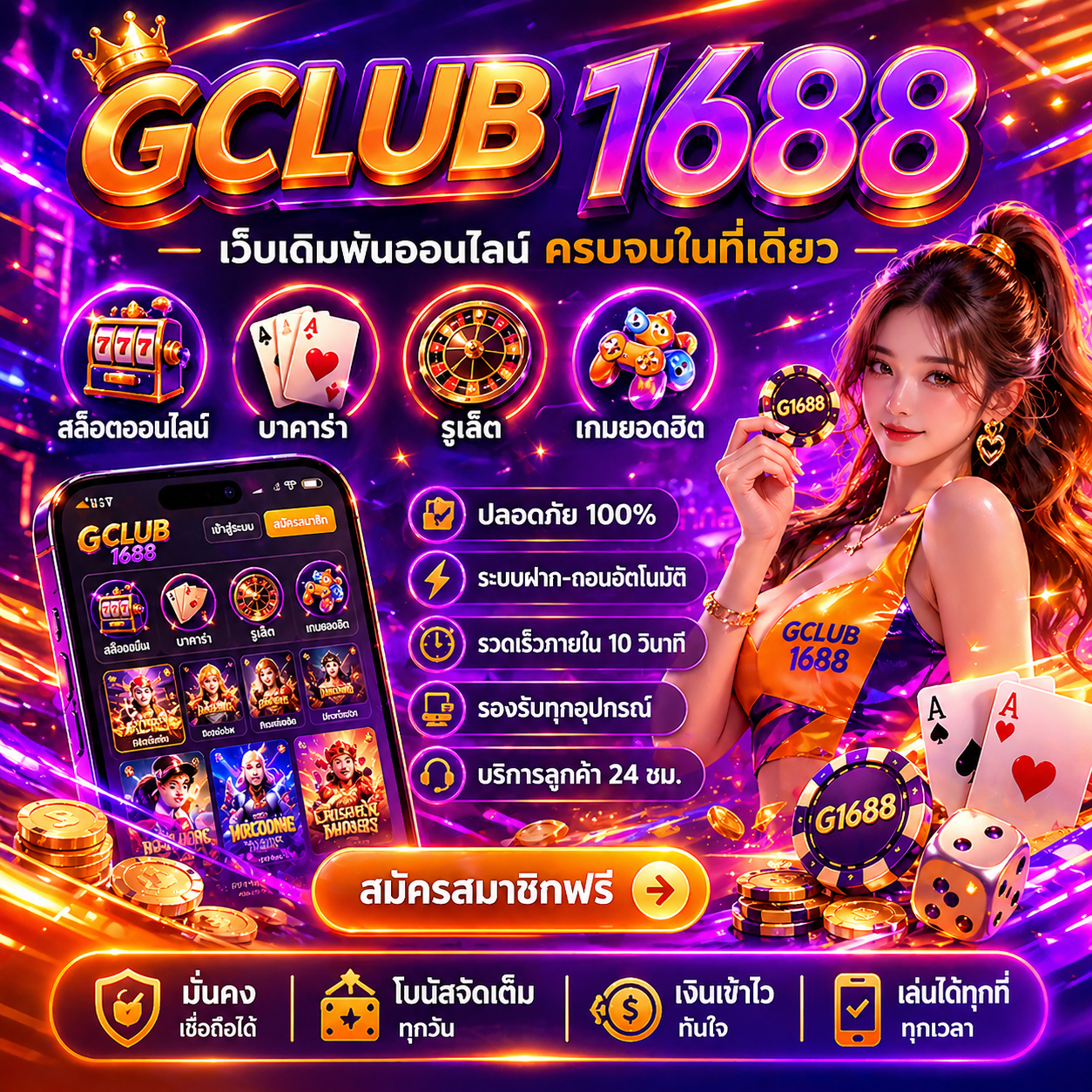 gclub 1688 เล่นง่าย แตกไว ระบบทันสมัยปี 2026