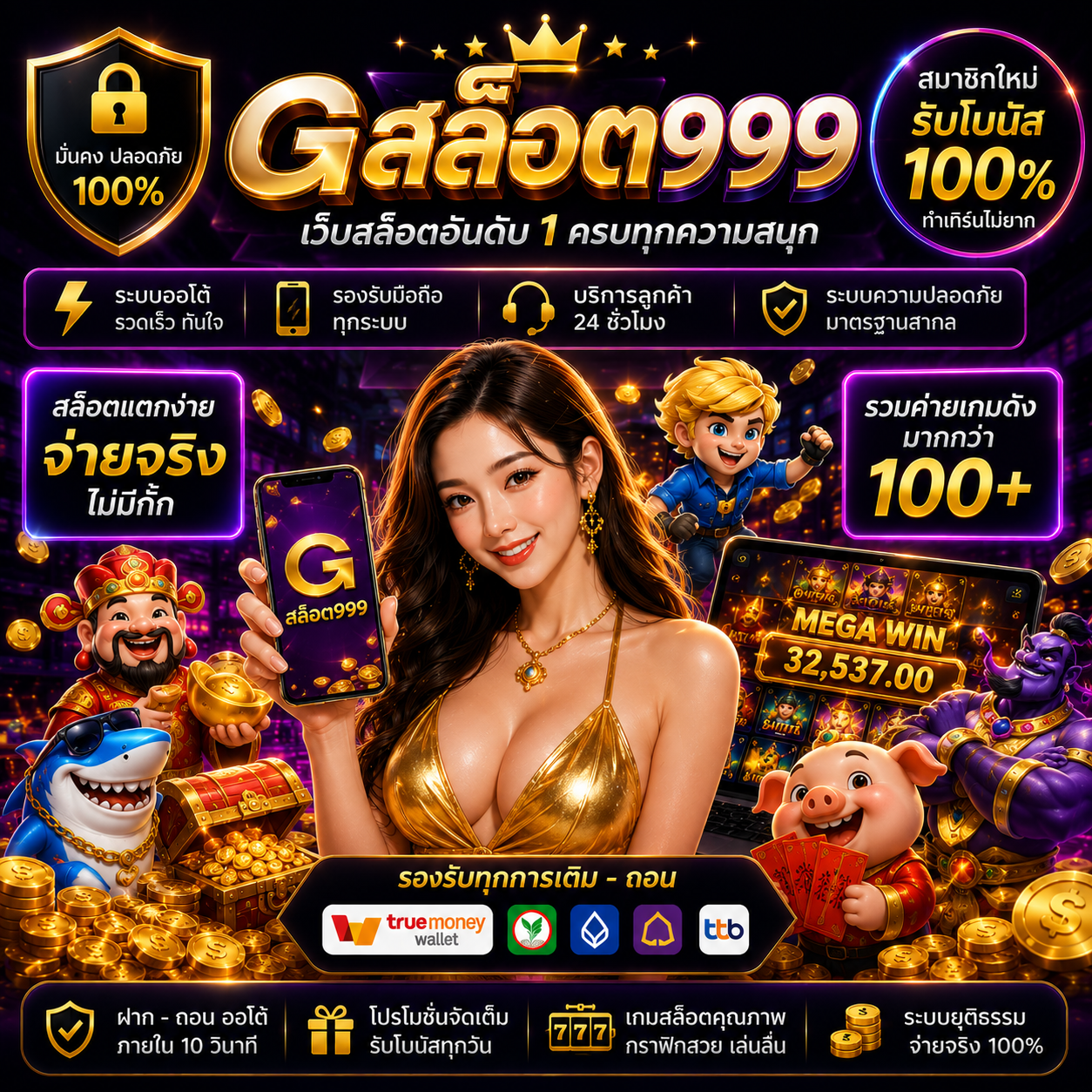 gสล็อต999 เล่นง่าย โบนัสแตกไว ครบทุกความสนุก