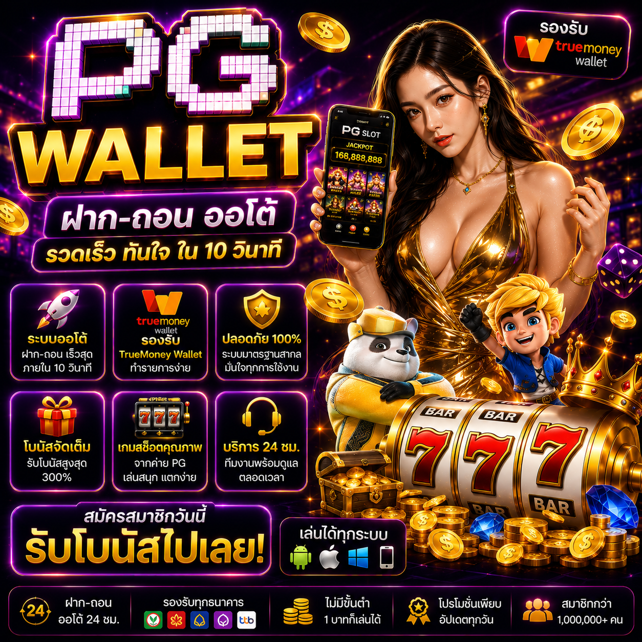 pg wallet ทำไมสายสล็อตยุคใหม่ถึงนิยมใช้งาน