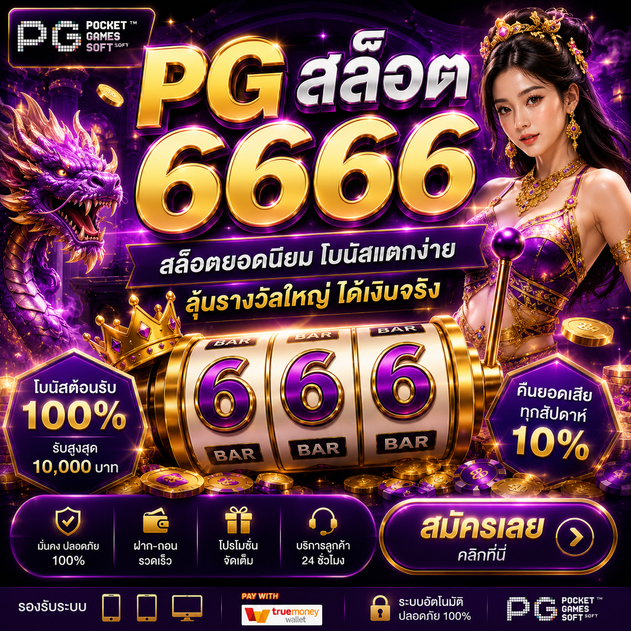 pg สล็อต 6666 เว็บสล็อตยอดฮิต แตกง่าย โบนัสแน่น