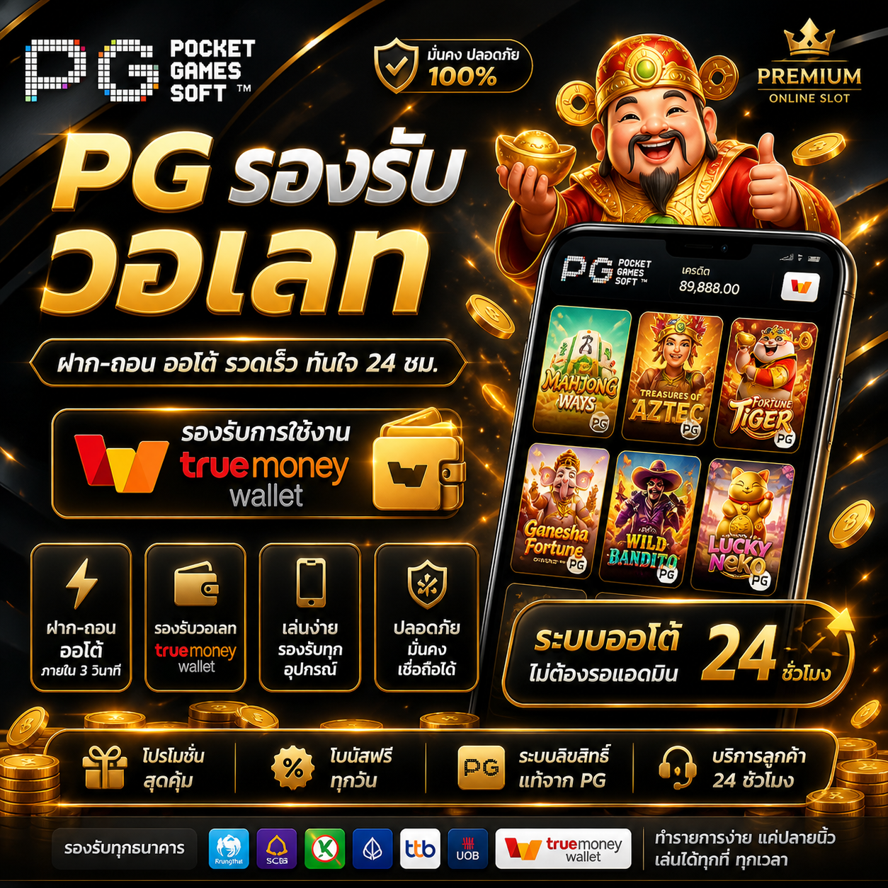 pgรองรับวอเลท สายสล็อตยุคดิจิทัล