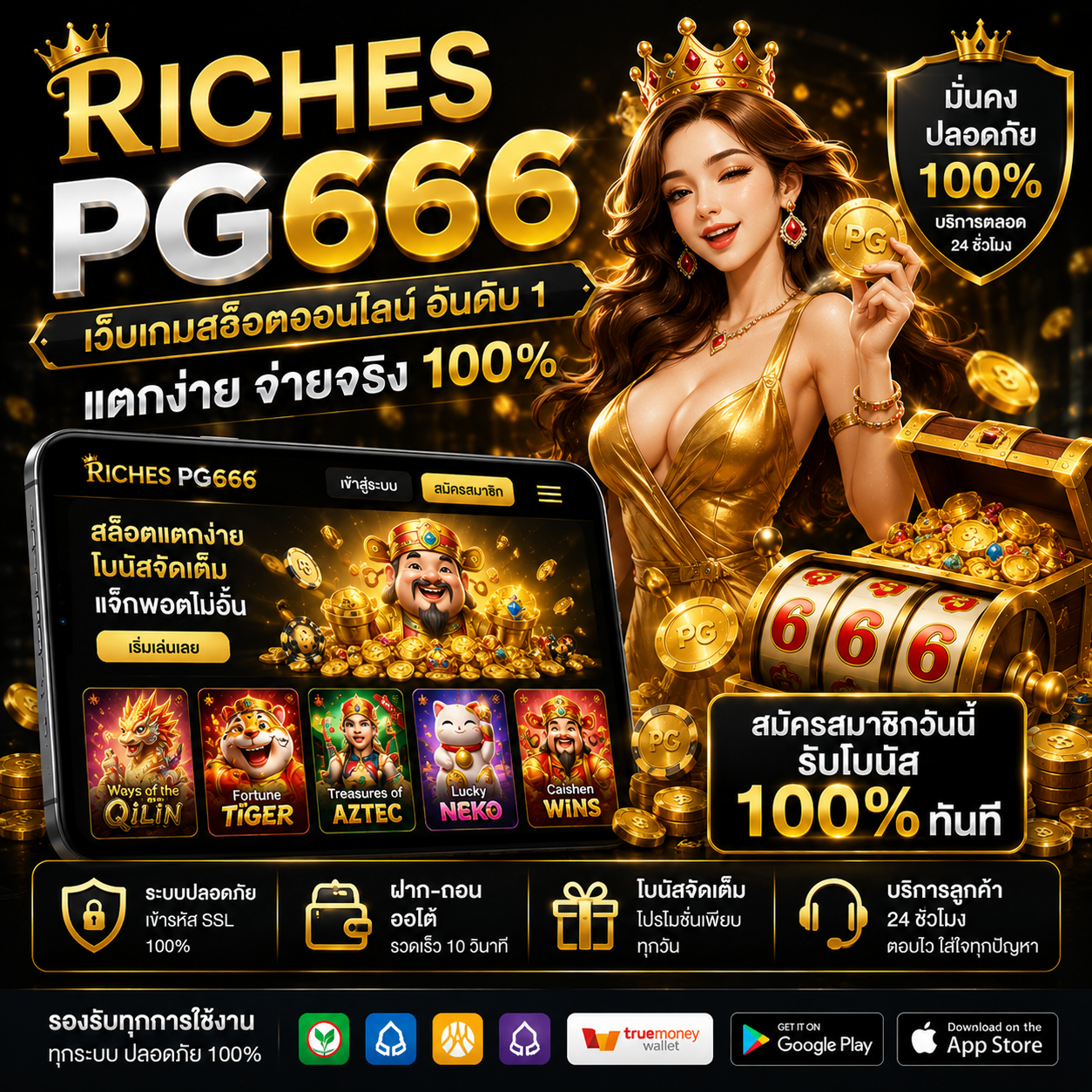riches pg 666 ประสบการณ์ใหม่ของเกมสล็อตออนไลน์ ที่ต้องลอง
