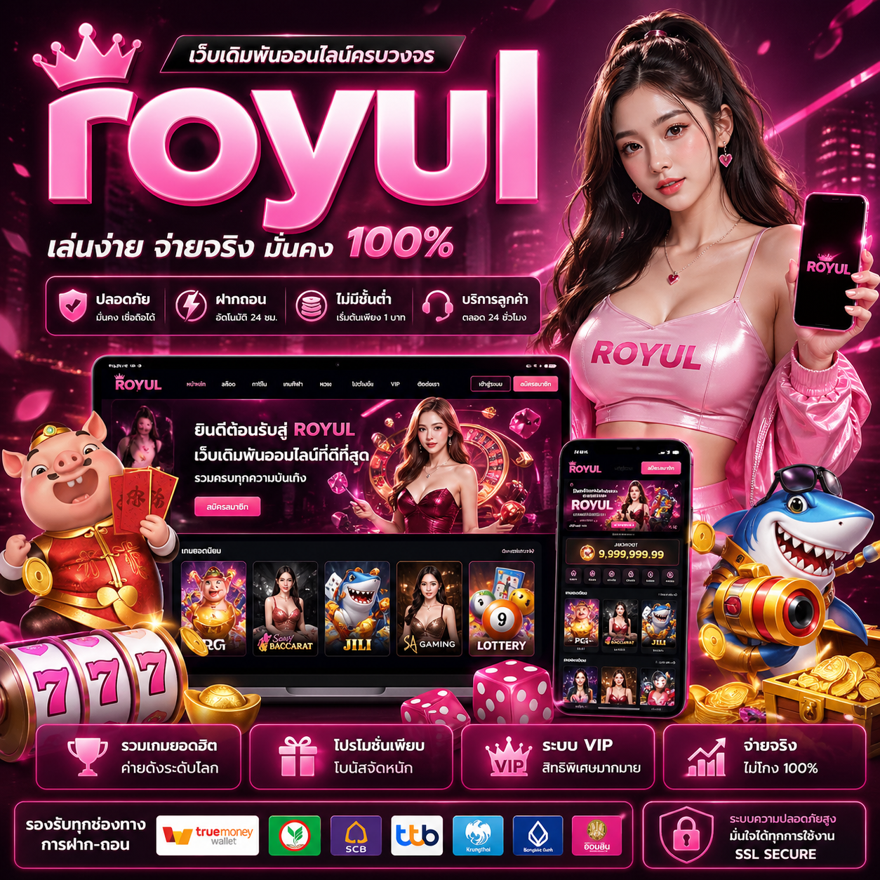 royul ยุคใหม่ เล่นง่าย จ่ายจริง ครบจบในที่เดียว
