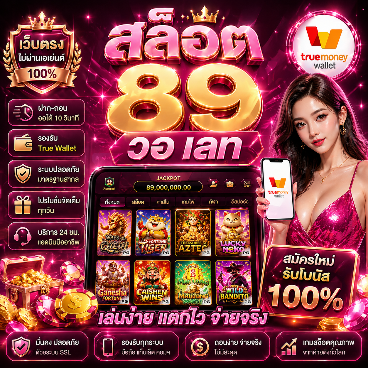 สล็อต 89 วอ เลท ทำไมถึงเป็นกระแสแรงในสายสล็อต