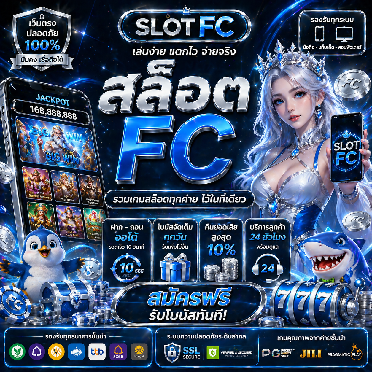 สล็อตfc เล่นง่าย แตกไว ครบทุกค่าย 2026
