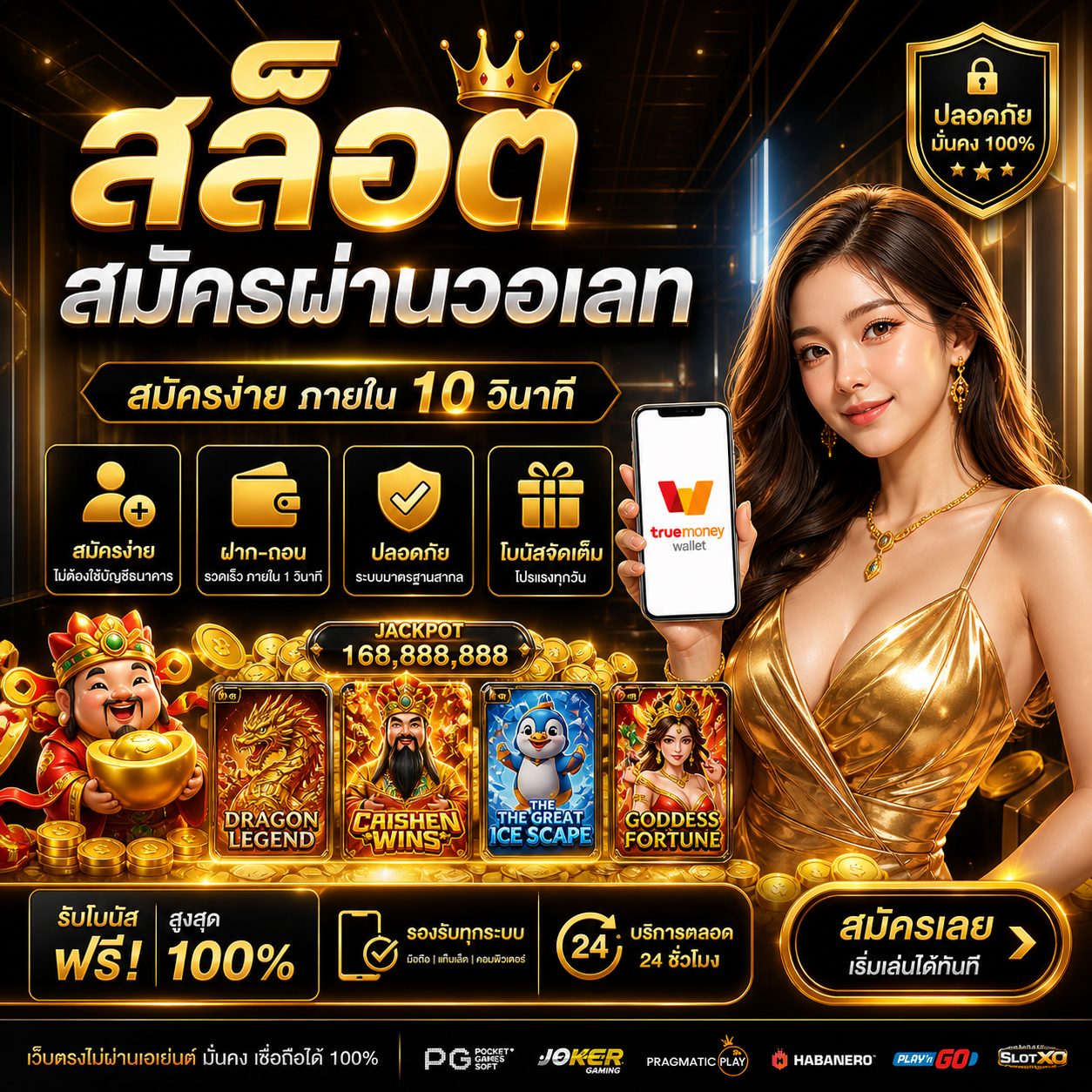 สล็อตสมัครผ่านวอเลท ทางเลือกใหม่ของนักเดิมพัน