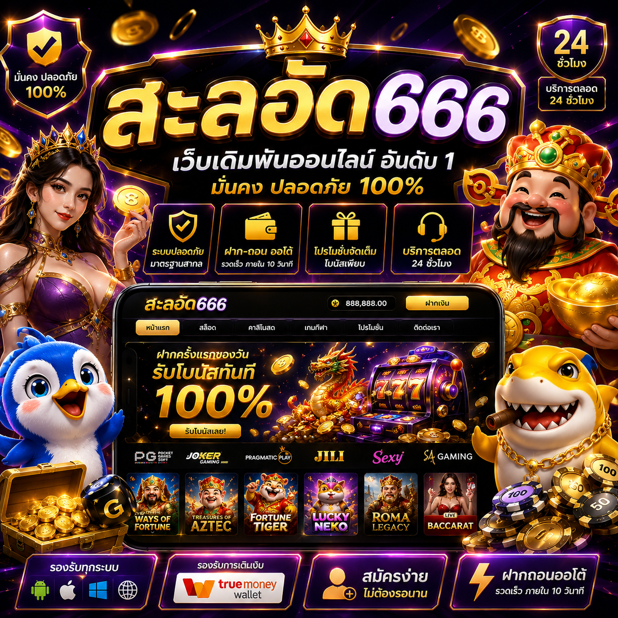 สะลอัด666 ทำไมสายสล็อตถึงเลือกเล่น