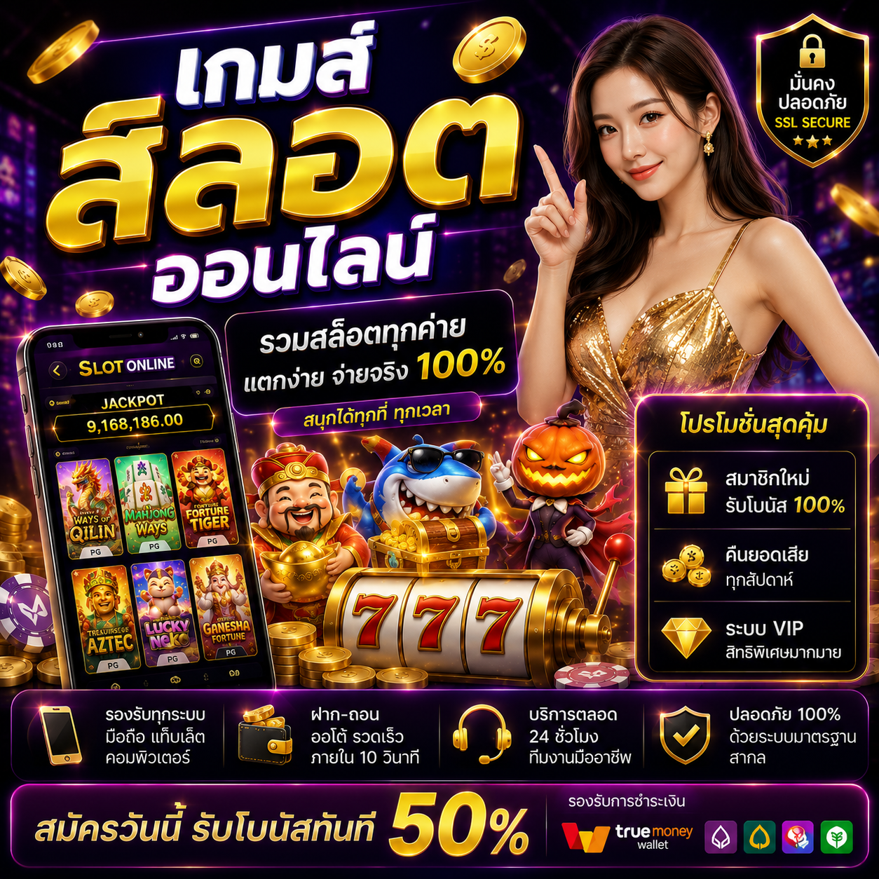 เกมส์ สล็อต ออนไลน์ ความบันเทิงยุคใหม่ เล่นง่าย แตกไว