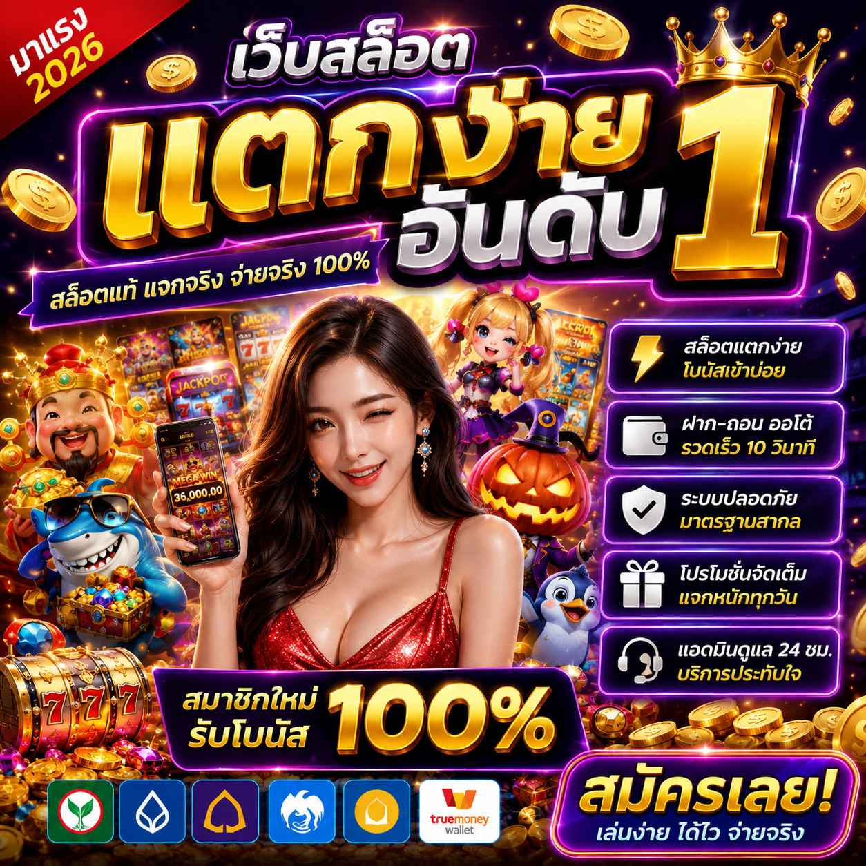 เว็บสล็อตแตกง่าย อันดับ 1 คืออะไร ทำไมสายสล็อตถึงตามหา